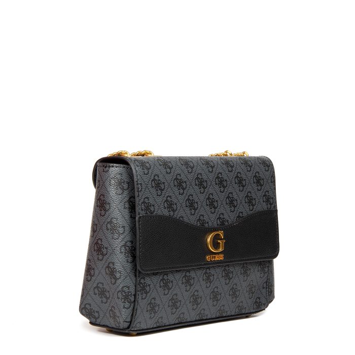 101223-2 (2) Guess NELL LOGO XBODY FLAP - Handbags BLACK - الصورة 2