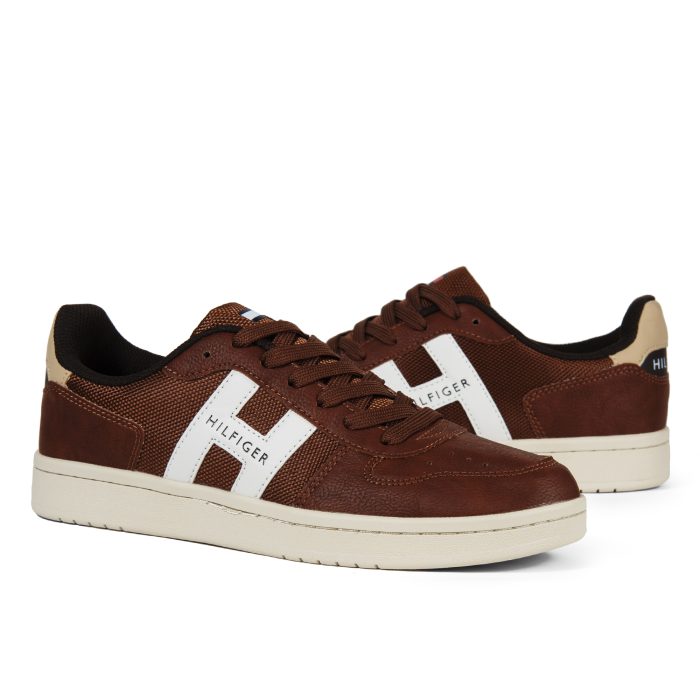 101693 -2 Tommy Hilfiger Leman Sneaker Men - TAN BRW - الصورة 2