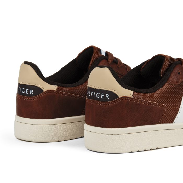 101693 -3 Tommy Hilfiger Leman Sneaker Men - TAN BRW - الصورة 3