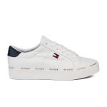 Tommy Hilfiger Polyester Sneaker WHT-BLU