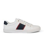 Tommy Jeans Foxing Vulc LC Trainers -WHT-BLU