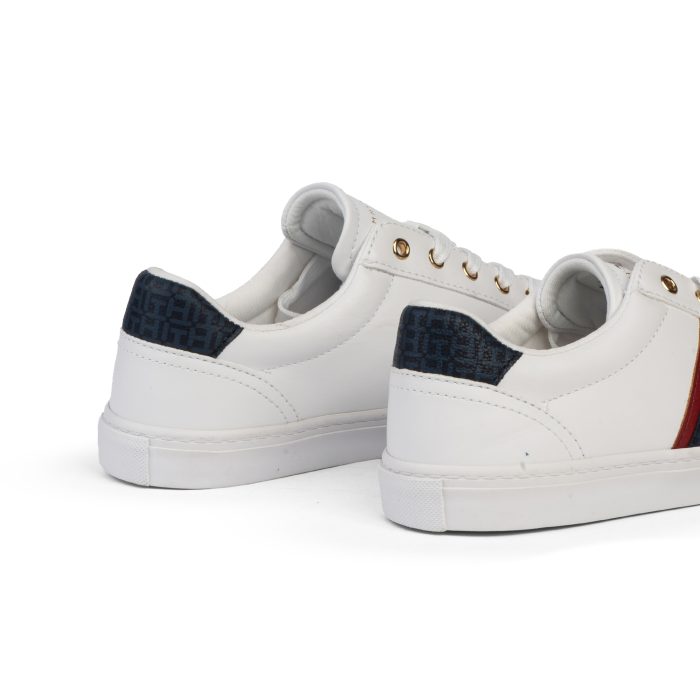 Tommy Jeans Foxing Vulc LC Trainers -WHT-BLU - Image 3
