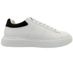 Trussardi Men's Sneakers 77A00513 WHT-BLK