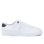 Tommy Hilfiger Remzy Sneaker TOM13 – Urban Edge Meets Iconic Style- WHT-BLU