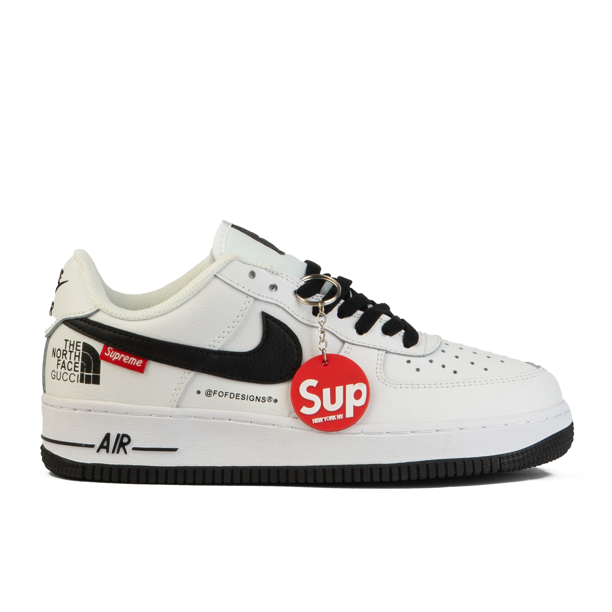 103140 -1 NIKE AIR FORCE SUPREME x THE NORTH FACE-WHT - Image 1