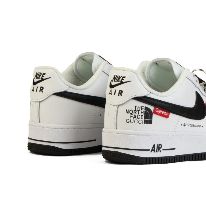 103140 -3 NIKE AIR FORCE SUPREME x THE NORTH FACE-WHT - Image 3