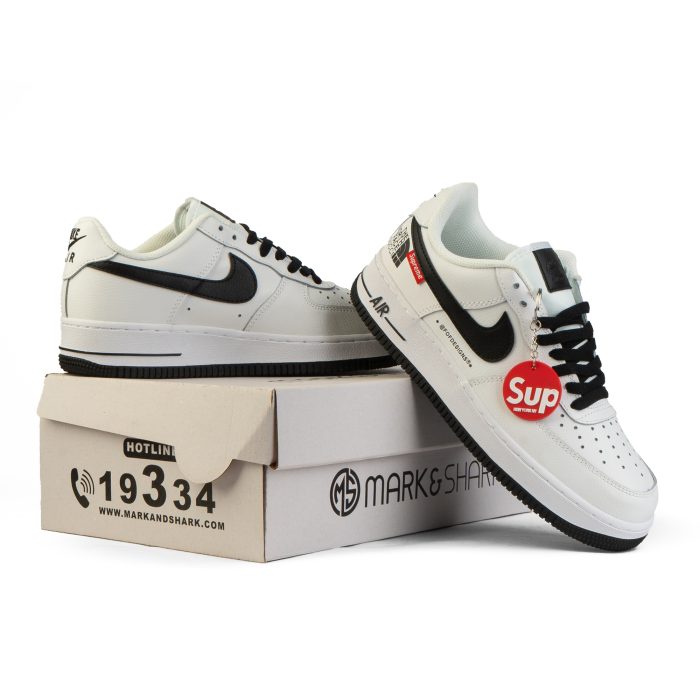 103140 -4 NIKE AIR FORCE SUPREME x THE NORTH FACE-WHT - Image 4
